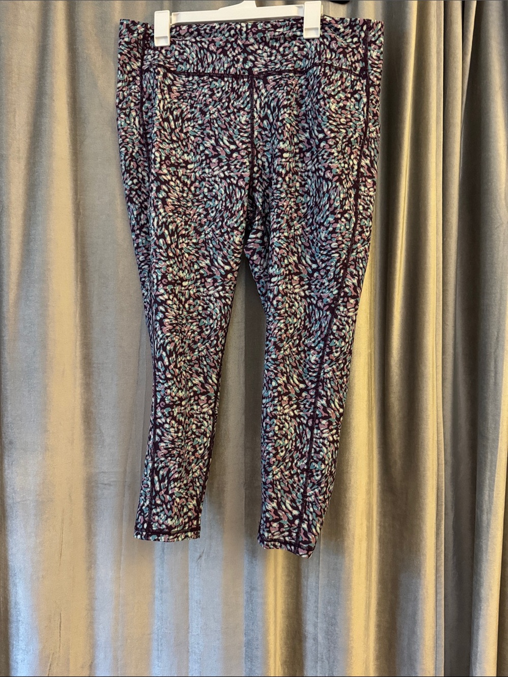 Women's Purple Multi-Print Performance Leggings